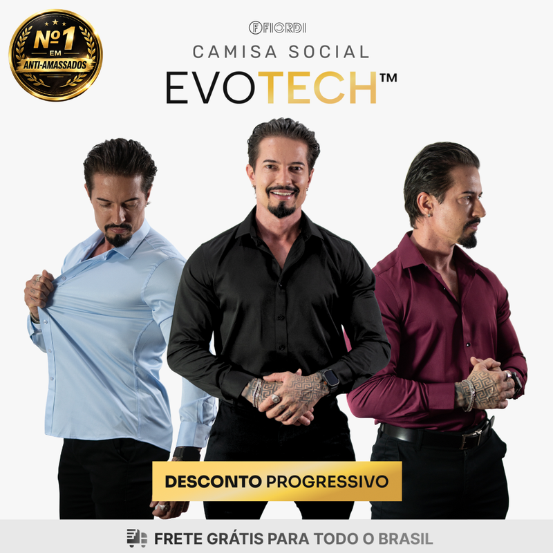 Evo-Tech™ Camisa Social Tecnológica
